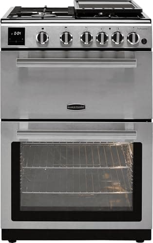 Rangemaster Professional Plus 60 PROPL60NGFSS/C 60cm Gas Cooker with Full Width Electric Grill - Stainless Steel/Chrome