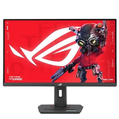 ASUS ROG Strix XG27ACMS 27" HDR Fast IPS Gaming Monitor (2560 x 1440), 0.3ms Response Time, 320Hz, ELMB Sync, Compatible with G-Sync, USB Type-C, HDMI, DisplayPort, DisplayWidget Center, Black