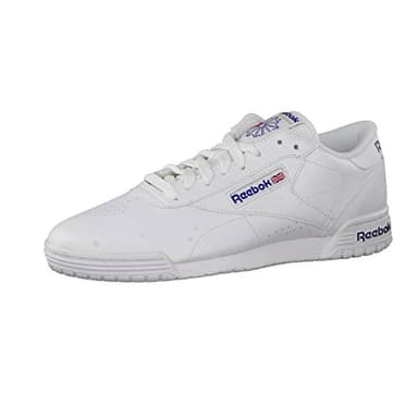 Reebok Boy's Exofit Clean Logo Int Shoes low non football , White Intense White Royal Blue Royal Blue 0, 3.5 UK