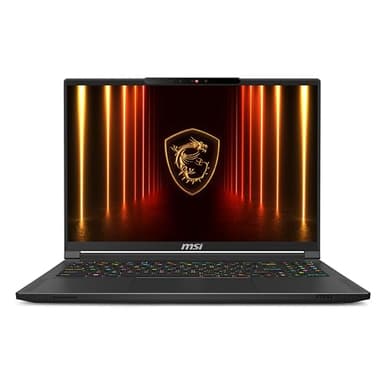 MSI Stealth A16 Gaming laptop -(16.0" QHD+ 240Hz OLED Panel, AMD Ryzen AI 9 HX 370, NVIDIA GeForce RTX 5080, LPDDR5X 32GB, 2TB NVMe PCIe SSD, Windows 11 Home Premium) - Core Black