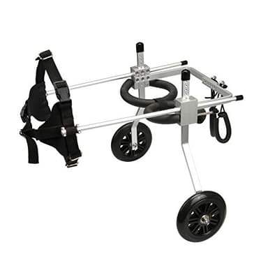 Anmas Box Large Adjustable Dog Pet Wheelchair for Back Legs - Rehabilitation 2 Wheels Dog Cart Wheels, Fit for 31~41cm Back Legs, 9 to 20 kg Dogs