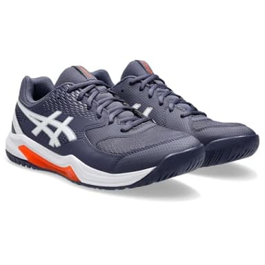 ASICS Men's Gel-Dedicate 8 Sneaker, Indigo Fog/White, 9 UK