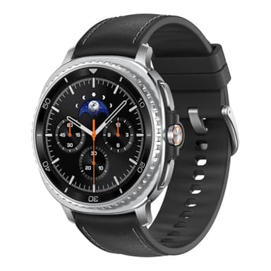 Samsung Galaxy Watch8 Classic 46mm, AI Smart Watch with Cushion Design and Rotating Bezels, with Hybrid Band and Wearable Display, Bluetooth, Black, 3 Year Extended Warranty (UK Version)