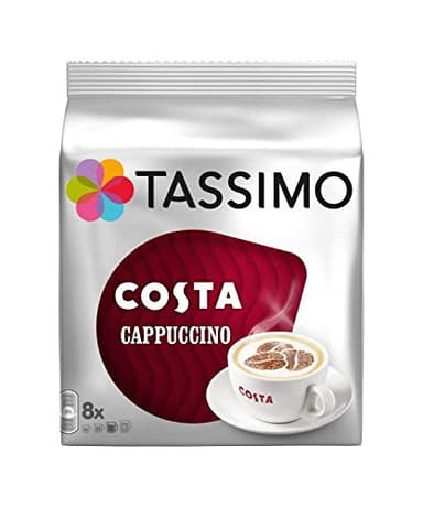 TASSIMO Costa Cappuccino x 3 Packs, (Total 48 Discs - 24 Servings)