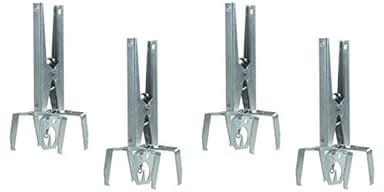 Woodside 4 Pack of Heavy Duty Mole Claw Scissor Traps Fast Humane Kill