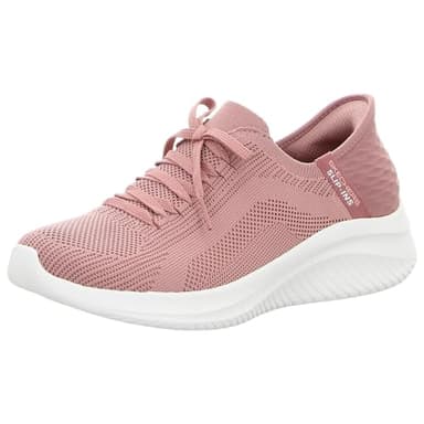 Skechers Women's Ultra Flex 3.0 Brilliant Path 149710 MVE, Mauve Knit/Pink Trim, 5 UK