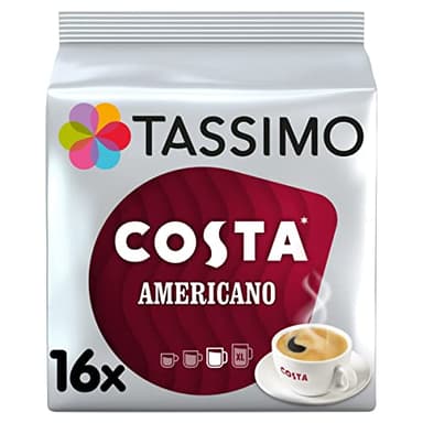 Tassimo COSTA Americano Pack of 3, 3x16 T-Discs
