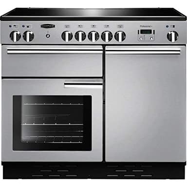 Rangemaster Professional Plus 100cm Electric Range Cooker with Induction Hob - Stainless Steel