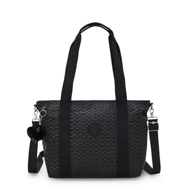 Kipling ASSENI S Small tote, Totes, Signature Emb (Black)