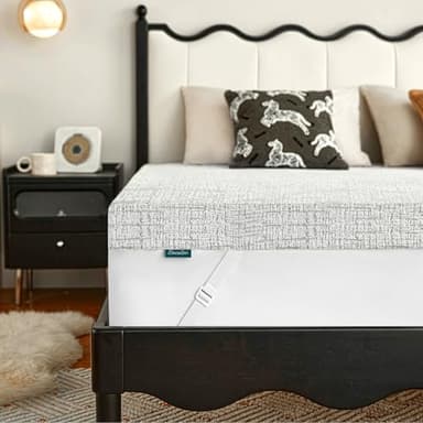 Bacalar Mattress Topper Small Double Bed, Small Double Mattress Topper for Back Pain Relief