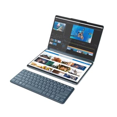 Lenovo Yoga Book 9 13IRU8 13.3" Touchscreen fold Laptop Notebook, Intel i7-1355U, 16GB RAM, 512GB M2 SSD, 2.8K 2880 x 1800 screen, Windows 11 Home