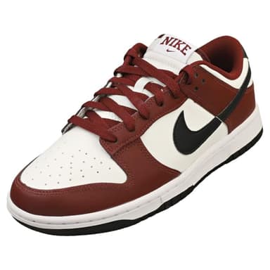 Nike Men's Dunk Low Sneaker, Dark Team Red Black Summit White, 11 UK