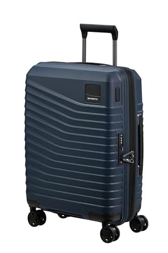 Samsonite Intuo - Spinner S, Expandable Hand Luggage, 55 cm, 39/45 L, Blue (Blue Nights)
