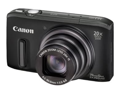 Canon Powershot SX240 HS Digital Camera - Black (12.1 MP, 20x Optical Zoom) 3.0 Inch LCD (Renewed)