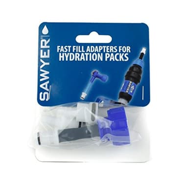 Sawyer Outdoor Water Purification Filter Spare Parts Bucket Bucket Conversion Inline Quick Fill Adapter Screw Coupling Kit Accessories (SP115 Fast Fill Adapters for Hydration Packs)