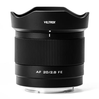 VILTROX 20mm F2.8 f/2.8 FE Full Frame Wide Angle Autofocus Prime Lens Compatible with Sony E-Mount Mirrorless Cameras a7III a7iv a7R fx30 zv-e100 a7SII III a7C a7cii a7c a7II a7RII a6100 a6400 a6000