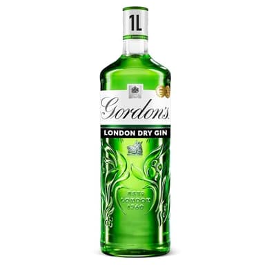 Gordon’s Special Dry London Gin | 37.5% vol | 1L | Award-Winning | Triple-Distilled London Dry Gin | Clean Juniper-Dominant Taste | Handpicked Gin Botanicals