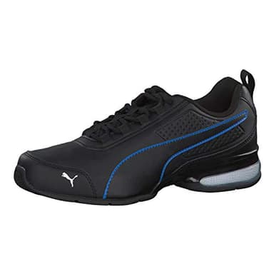 PUMA Unisex Leader VT SL Road Running Shoes, Puma Black-Puma White-Indigo Bunting, 8 UK