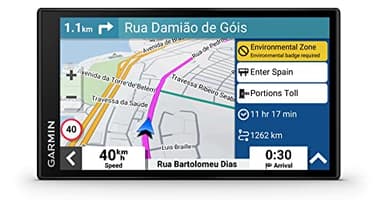 Garmin DriveSmart 66 with Amazon Alexa,GPS Sat Nav, 6" Display, Map Updates for UK, Ire and Full Europe, Live Traffic via app,Bluetooth Hands-free Calling,Voice Commands/Smart Features,