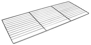 BRICK BBQ CHARCOAL or GAS COOKING or WARMING GRILL 67cm x 26.6cm CHROMED STEEL