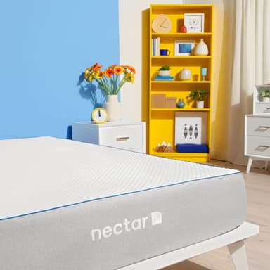Nectar Double Hybrid Mattress 365 Night Trial - Memory Foam Double Mattress, 6 Layer, Forever Warranty