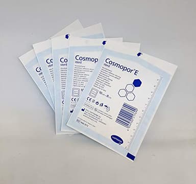 Adhesive Sterile Wound Dressings **Pack of 20**- Suitable for cuts and grazes, Diabetic Leg ulcers, venous Leg ulcers, Small Pressure sores (10cm x 8cm)