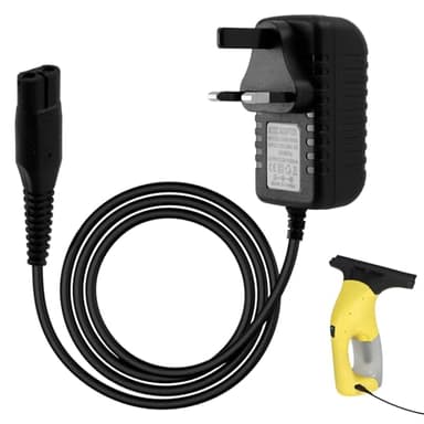 5.5V Charger for Karcher Window Vac Cleaner WV1, WV2, WV5, WV1 Plus, WV2 Plus, WV5 Premium, WV55, WV60, WV70, WV75 Plus Replacement Plug Charging Cable for Karcher Window Vacuum Cleaner, 5FT/1.5M