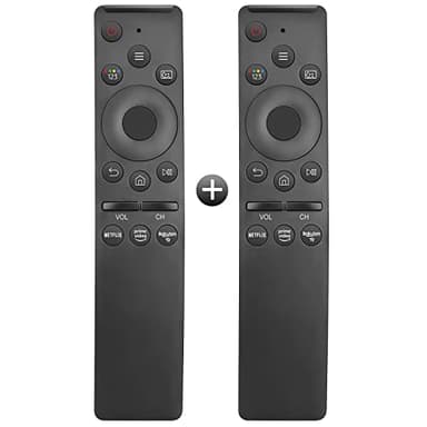 (Pack of 2) Universal Remote Controls for All Samsung TV LED QLED UHD SUHD HDR LCD Frame Curved Solar HDTV 4K 8K 3D Smart TVs, with Buttons for Netflix, Prime Video, Rakuten TV