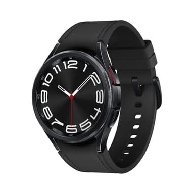 Samsung Galaxy Watch6 Classic Smart Watch, Fitness Tracker, LTE, 43mm, Black, 3 Year Samsung Extended Warranty (UK Version)