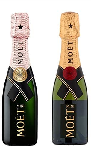 Moet & Chandon Brut & Rose Champagne Mini Moet Duo 2 x 20cl 12.5% ABV