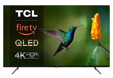 TCL 55CF630K 139cm (55 inch) QLED Fire TV (4K Ultra HD, HDR 10+, Dolby Vision & Atmos, Smart TV, Game Master, 60Hz Motion clarity, Press & Ask Alexa), Black