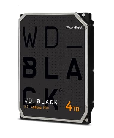 WD_BLACK 4 TB HighPerformance 3.5" Internal Gaming Hard Drive, 7200 RPM Class, SATA 6 GB/s, 256MB Cache