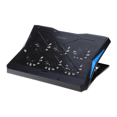 Laptop Cooler Cooling Pad 6 Quiet Lead Fan Up to 18 Inch Gaming Cooler Pad Laptop Notebook Cooler 6 Adjustable