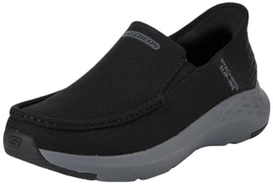 Skechers Men's Parson RALVEN Slip-On, Black Mesh, 9 UK