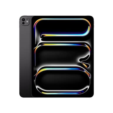 Apple iPad Pro 13-inch (M4): Ultra Retina XDR display, 256GB, Landscape 12MP Front Camera/12MP Back Camera, LiDAR scanner, Wi-Fi 6E, Face ID, All-Day Battery Life, Standard glass - Space Black