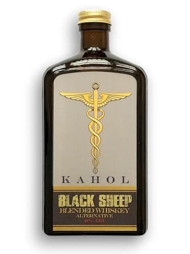 BLACK SHEEP 0% Whisky Alternative | Orchard fruits, spice, vanilla & subtle smoke | Perfect for Old Fashioned | Made with enzymatically denatured full-strength whisky | Sip neat or mixed | 500ml