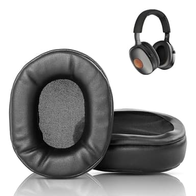 Premium Replacement Earpads for House of Marley Positive Vibration XL – Protein Leather & Memory Foam Cushions, Eco-Friendly Headphone Pads