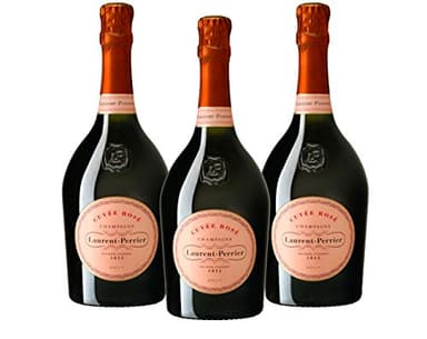 Laurent Perrier - 3 x 75cl Cuvee Rose Brut - Champagne 75cl x 3 12% ABV
