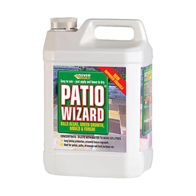 Everbuild Patio Wizard Moss | Protection Against Algae, Green Growth, Mould & Fungi - 5ltr