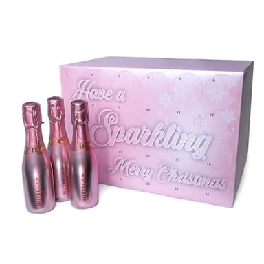 Christmas Advent Calendar containing 24 bottles of 'Bottega Rose Gold' | 24 x 20cl Bottles |