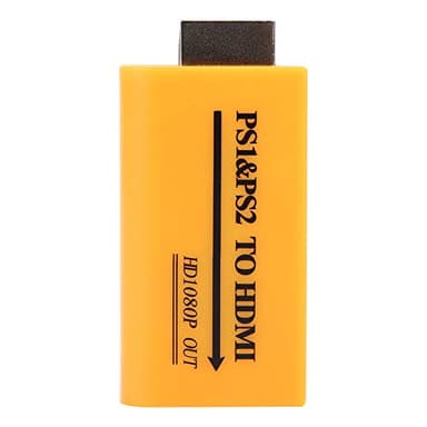 Hopcd PS2 to HDMI Video Converter, PS1/PS2 to HDMI Video Converter Adapter for PS1 /PS2, HDMI Digital Video/Audio Signal Output