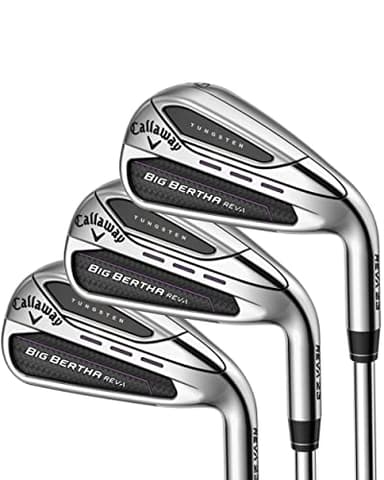 Callaway Golf Big Bertha REVA Women's Iron Set (Left, Graphite, Ladies, 6 Iron - PW)