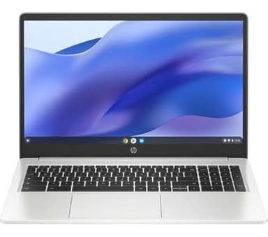HP Chromebook 15a-na0001sa 15.6 Inch HD Display Laptop (Intel Celeron N4500, 4GB RAM, 64GB eMMC, Chrome OS) - Silver
