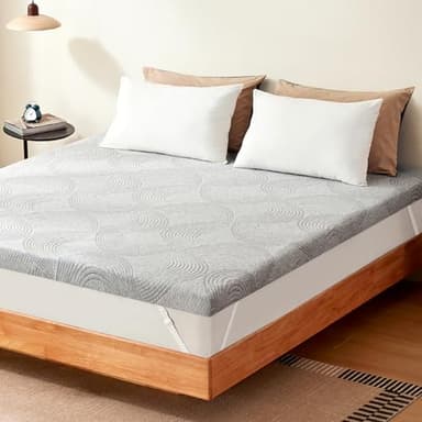NewentorLife Mattress Topper Small Double Bed, Small Double Foam Mattress Topper with 100-Night Sleep Trail