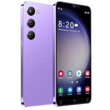 TalkCeLL Cheap Mobile Phones, 5.0'' HD Display, Dual SIM Dual Camera, 16GB ROM【Expandable up to 128GB】, 3000mAh Battery, Support WiFi/Bluetooth/GPS, Unlocked Android 9.0 Smartphone(TC23Ulta-Purple)