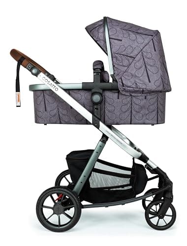 Cosatto Giggle Quad Pram & Pushchair – From Birth to 20kg, Lightweight, Compact Fold, Duo-directional Seat (Fika Forest)