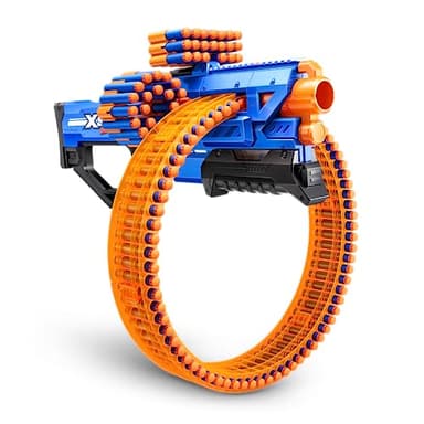 XSHOT Insanity Mad Mega Barrel by ZURU - 72 Darts, Air Pocket Technology, Rotating Barrel, Outdoor Toy for Boys, Girls, Teens and Adults