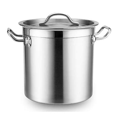 50cm Stainless Steel Stock Pot - Thickened Commercial/Household Soup Pot with Lid for Gas Stove & Induction Cooker - Durable, Versatile Cookware for All Your Cooking Needs