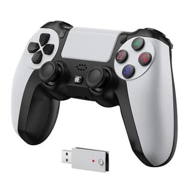 IWGAME Controller for PlayStation 5, Compatible with PS5/PS5 Pro/PS4/ PC, Wireless Controllers Supports Adjustable Turbo, Remap, Hall Effect, Gaming Controller for PS5 Games (2.4G Adapter Required)