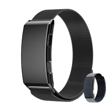 Fitness Tracker with 24/7 Health Monitor, Sleep & Heart Rate Tracking - Dual PPG&ECG Wellness Insights | SOS Alert & Family Sharing | 15-Day Battery, 188 Sport Modes, Aerospace Aluminium Build(Black)